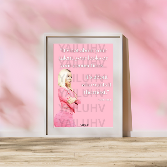 PREORDER : Nicki M Inspiration Poster